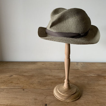 mature ha. boxd hat abaca 6cm brim