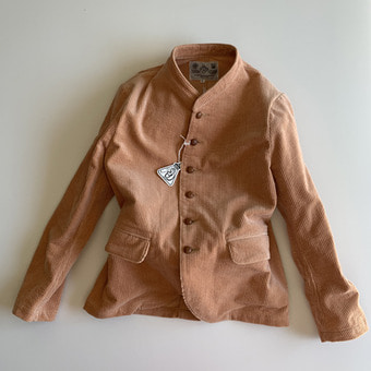 R&amp;D.M.Co- corduroy stand collar jacket