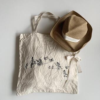 R&amp;D.M.Co-  embroidery tote bag