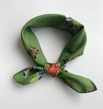 R&amp;D.M.CO- heritage silk scarf