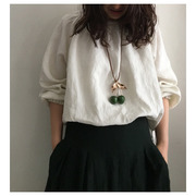 hand made necklace cherry(green) 재입고