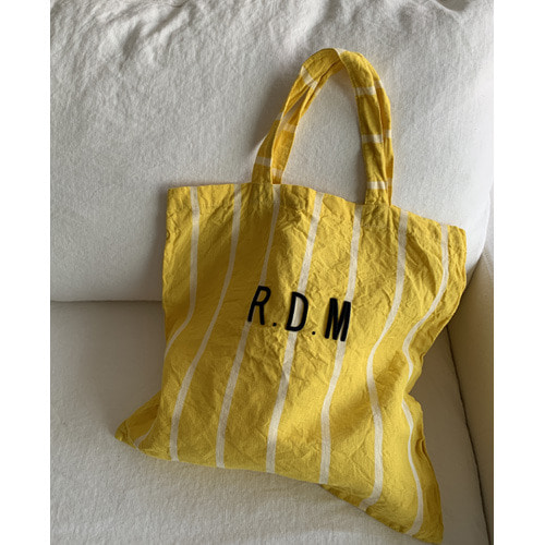 R&amp;D.M.Co- lettered bag(yellow)